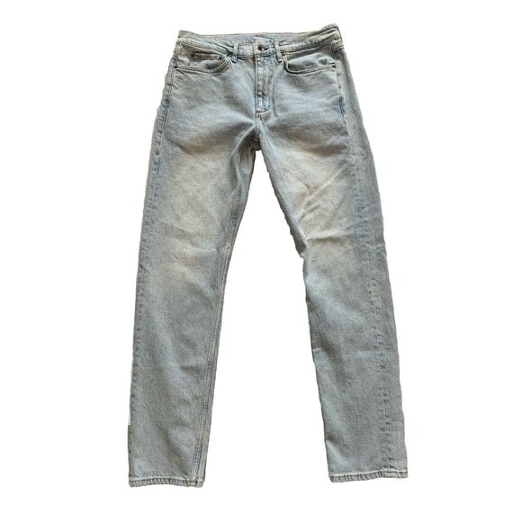 rag & bone Men's Slim Jeans in Light Gray - Picture 1 of 12